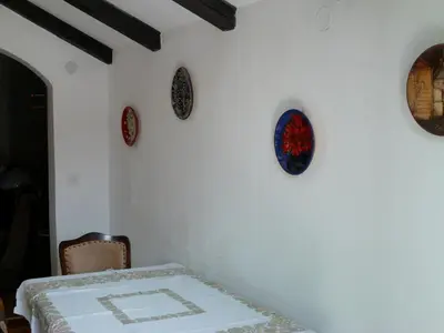 Krevet ili kreveti u jedinici u objektu Apartment in Zlarin with balcony, W-LAN, washing machine (3813-1)