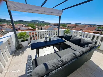 Balkon ili terasa u objektu Kuća Get