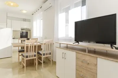 Kuhinja ili čajna kuhinja u objektu Apartments New home