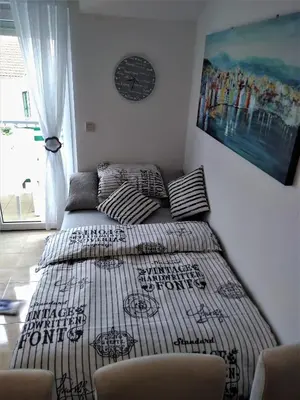 Krevet ili kreveti u jedinici u objektu Apartman Luka (Vodice)