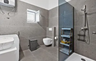Kupaonica u objektu Awesome Home In Kalebova Luka
