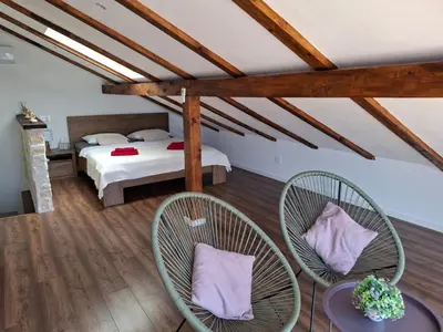 Krevet ili kreveti u jedinici u objektu Luxury Apartman NR