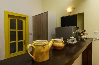 Kuhinja ili čajna kuhinja u objektu Studio Apartment in Ražanj with Sea View, Terrace, Air Conditioning, Wi-Fi (4597-3)
