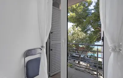 Balkon ili terasa u objektu Four-Bedroom Holiday Home In Rogoznica