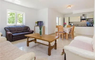Kuhinja ili čajna kuhinja u objektu Four-Bedroom Holiday Home In Miljevci