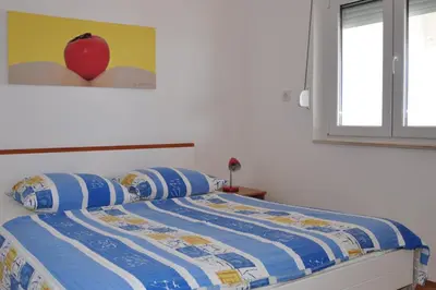 Krevet ili kreveti u jedinici u objektu BM Apartments Rogoznica