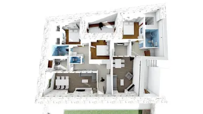 Tlocrt objekta XY Suites - Design Apartments
