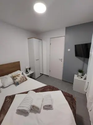 Krevet ili kreveti u jedinici u objektu Apartman Karla