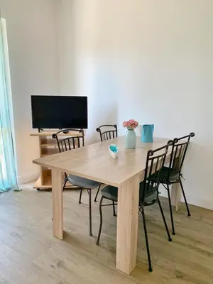 TV i/ili zabavni centar u objektu Apartmani Stupin Čeline