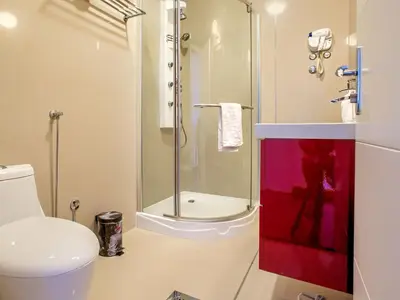 Kupaonica u objektu Apartment in Murter with Sea View and Pool