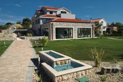 Vrt u objektu Holiday Home in Betina with Seaview, Terrace, Air condition, WIFI (4671-1)
