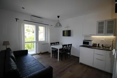Kuhinja ili čajna kuhinja u objektu Apartments Ivan Zaton