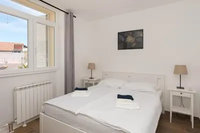 Krevet ili kreveti u jedinici u objektu Apartments Ivan Zaton