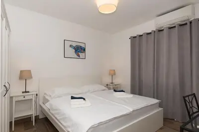 Krevet ili kreveti u jedinici u objektu Apartments Ivan Zaton