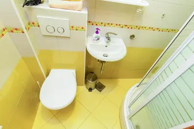 Kupaonica u objektu Apartments Srdarev Pencov