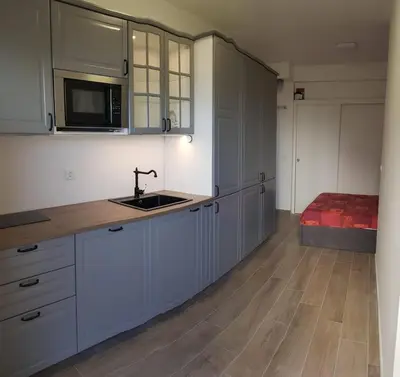 Kuhinja ili čajna kuhinja u objektu Apartments Toni Sea view