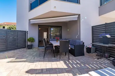 Balkon ili terasa u objektu Apartment Moments Rogoznica