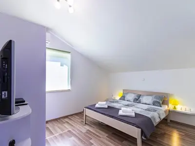 Krevet ili kreveti u jedinici u objektu Apartment in Bilice near Krka National Park