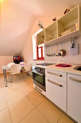 Kuhinja ili čajna kuhinja u objektu Sunny Bobica Apartments