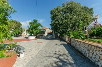 Vrt u objektu Apartments Snjezana
