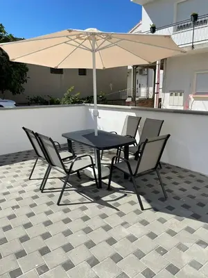 Balkon ili terasa u objektu Apartment in Pirovac with balcony, air conditioning, Wi-Fi (4717-1)