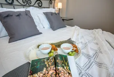 Krevet ili kreveti u jedinici u objektu HOLIDAY HOME SIBINIUM