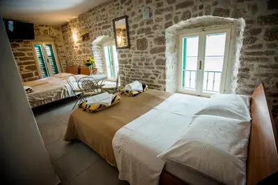 Krevet ili kreveti u jedinici u objektu Old Town Studio