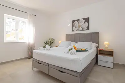 Krevet ili kreveti u jedinici u objektu Holiday House Pod Suncem