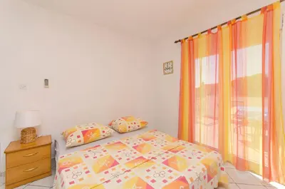 Krevet ili kreveti u jedinici u objektu Apartments Danica
