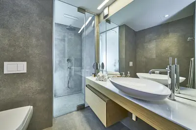 Kupaonica u objektu Villa Pergola