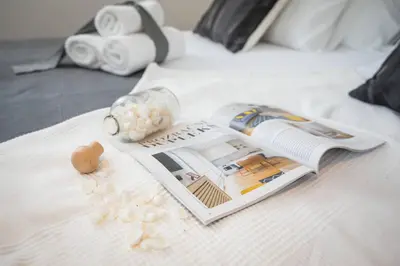 Krevet ili kreveti u jedinici u objektu HOLIDAY HOME VENTUM