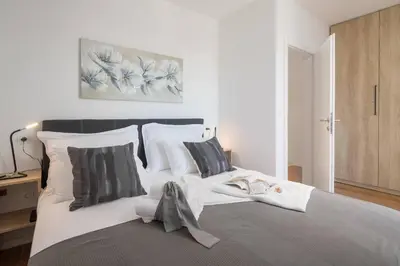 Krevet ili kreveti u jedinici u objektu HOLIDAY HOME VENTUM