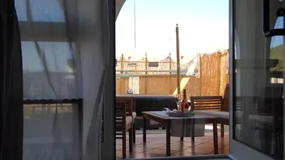 Balkon ili terasa u objektu Studio apartment Gray