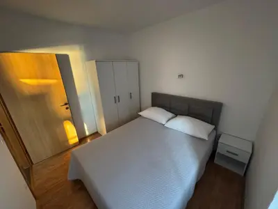 Krevet ili kreveti u jedinici u objektu Apartments Sun Rogoznica