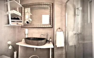 Kupaonica u objektu Eco-friendly Estate I