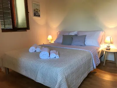 Krevet ili kreveti u jedinici u objektu Villa Mediterranea