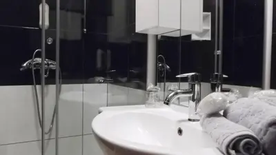 Kupaonica u objektu Pansion Makina