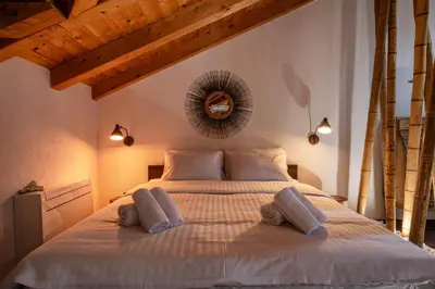 Krevet ili kreveti u jedinici u objektu Nomad Luxury Villa