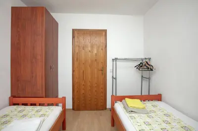 Krevet ili kreveti u jedinici u objektu Apartment Rogoznica 17129b