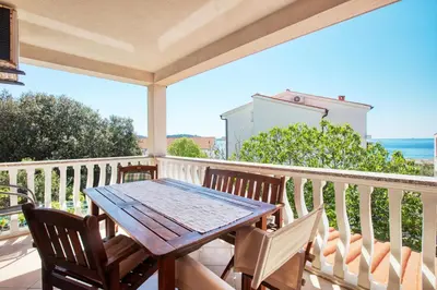 Balkon ili terasa u objektu Apartment Rogoznica 17129b