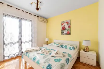 Krevet ili kreveti u jedinici u objektu Family Apartments Barbarella
