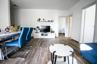 TV i/ili zabavni centar u objektu Blue Pearl apartment