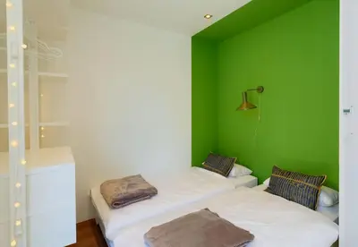 Krevet ili kreveti u jedinici u objektu Hideaway Villa am Meer