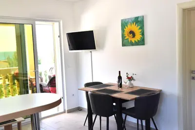 TV i/ili zabavni centar u objektu Villa Luger 1. Stock
