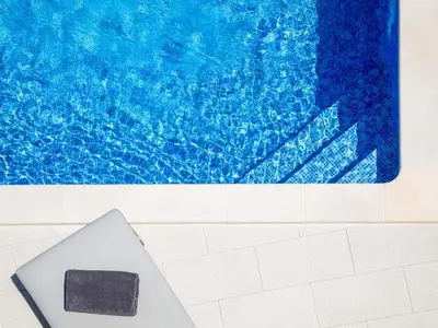 Bazen u objektu Luxury Apartment La Mer ili u blizini