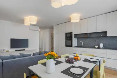 Kuhinja ili čajna kuhinja u objektu Luxury Apartment La Mer