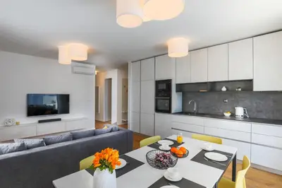 Kuhinja ili čajna kuhinja u objektu Luxury Apartment La Mer