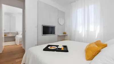 Krevet ili kreveti u jedinici u objektu Luxury Apartment La Mer