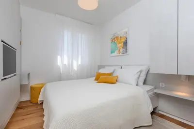 Krevet ili kreveti u jedinici u objektu Luxury Apartment La Mer
