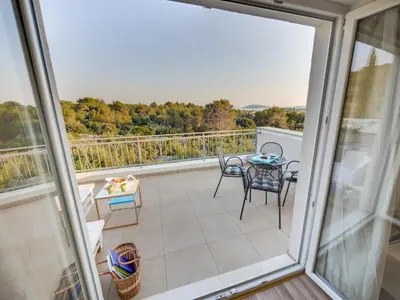 Balkon ili terasa u objektu Apartments with parking space Brodarica, Sibenik - 16978
